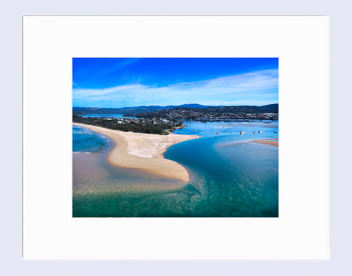 Mat Prints 16 x 20 inches - Merimbula Lake & Coastline