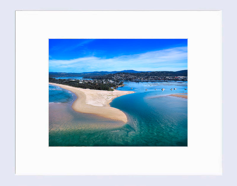 Mat Prints 16 x 20 inches - Merimbula Lake & Coastline