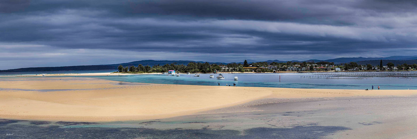 Merimbula's Majestic Lake Pano 3 to 1