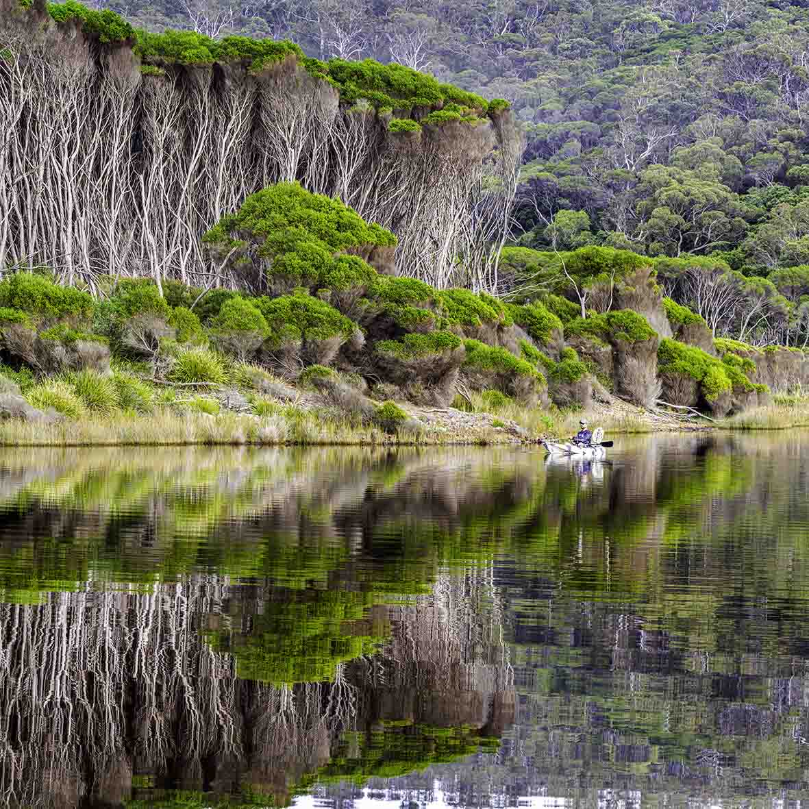 Fisherman Bournda Lagoon
