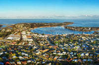 Merimbula Township from Boller Park