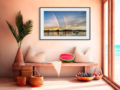 Rainbow on Merimbula Lake