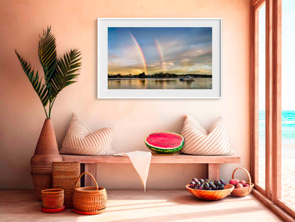 Rainbow on Merimbula Lake