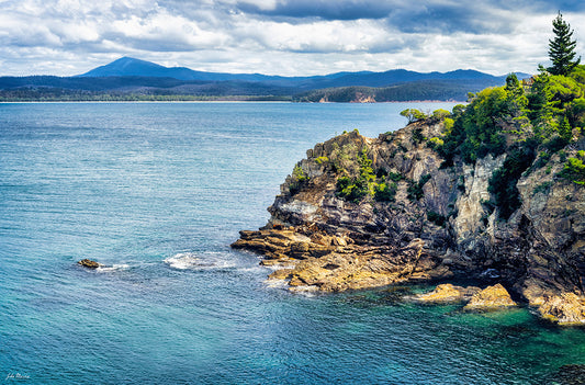 Eden's Twofold Bay - Rocky Cliffs and Mt Imlay