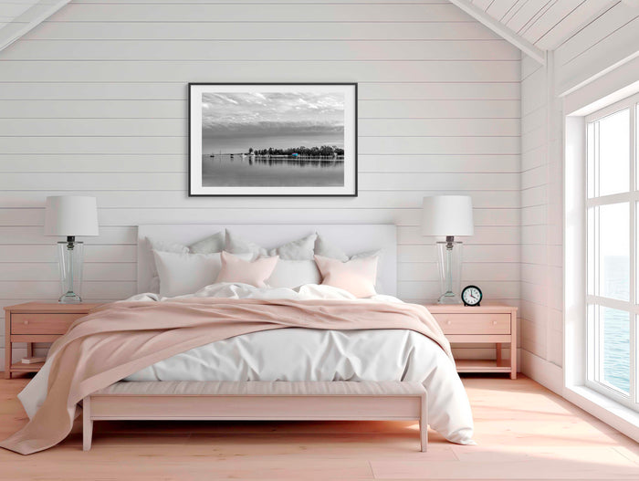 Mitchies Jetty (B&W with a Splash of Colour)