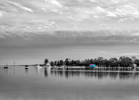 Merimbula Mitchies Jetty Splash of Colour Acrylic Block