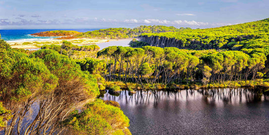 Bournda Lagoon from Hill Top- 2 to 1 format