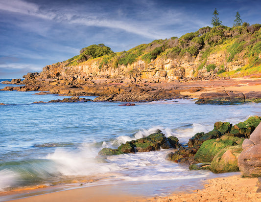 FRIDGE MAGNET - SHORT POINT BEACH, MERIMBULA