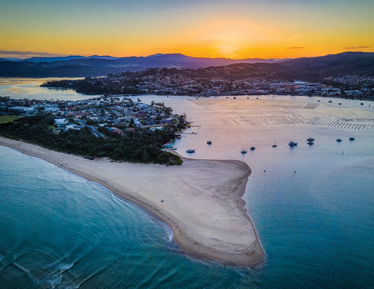 FRIDGE MAGNET - MERIMBULA LAKE SUNSET