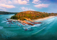 Pambula Beach from Ocean Acrylic Block