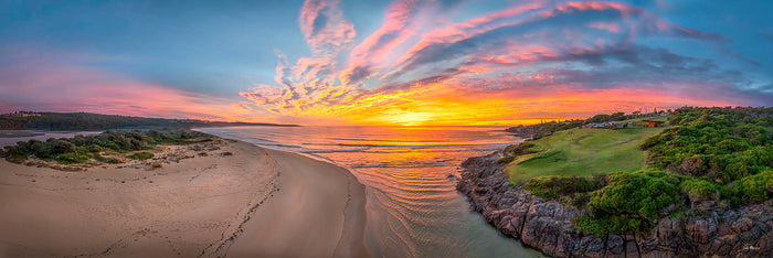 New Day - Short Point, Merimbula Pano - 3 to 1 format