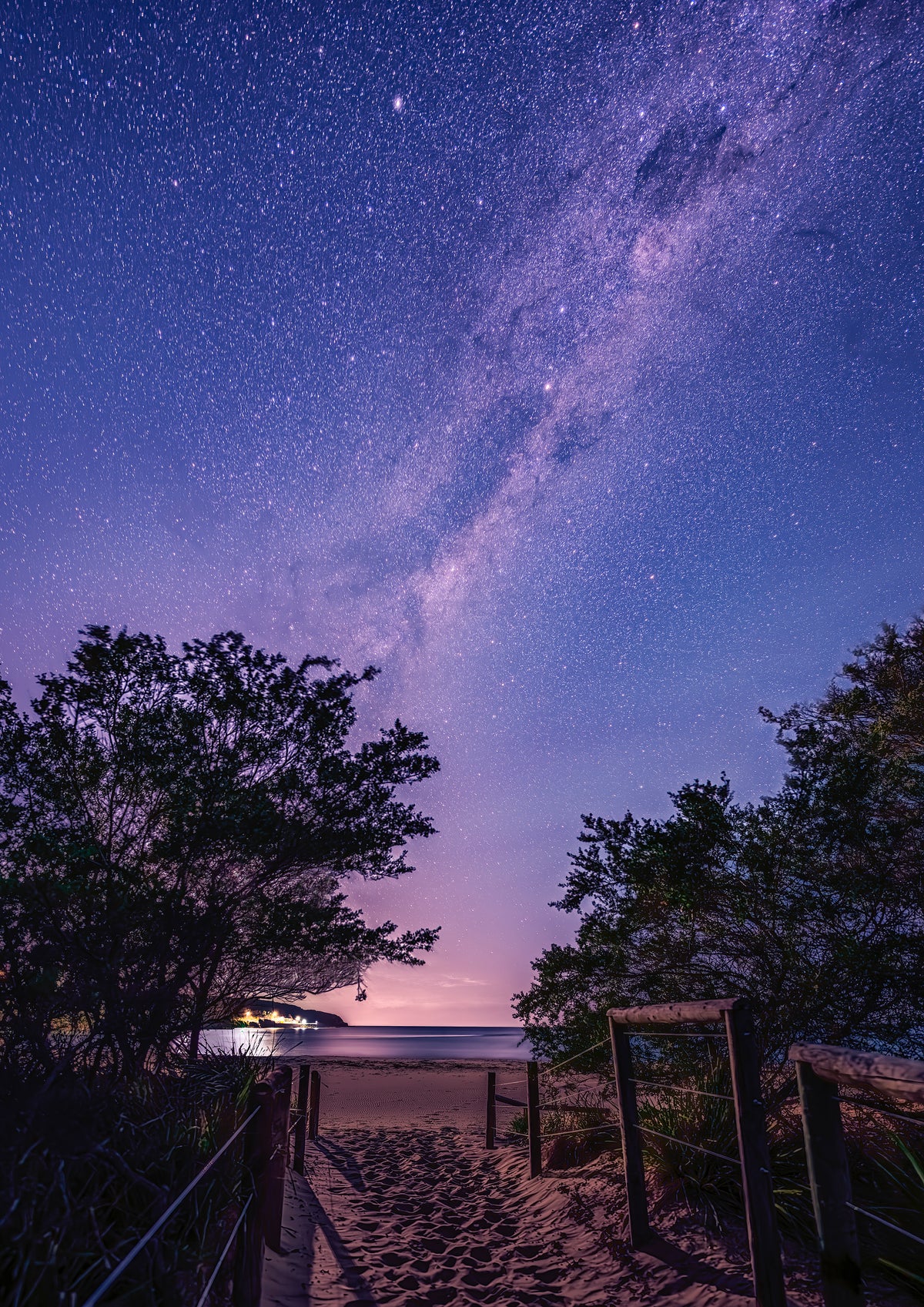 Main Beach Milky Way — Night Sky Wall Art | Merimbula NSW