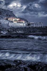 Merimbula Wharf B&W Splash of Colour