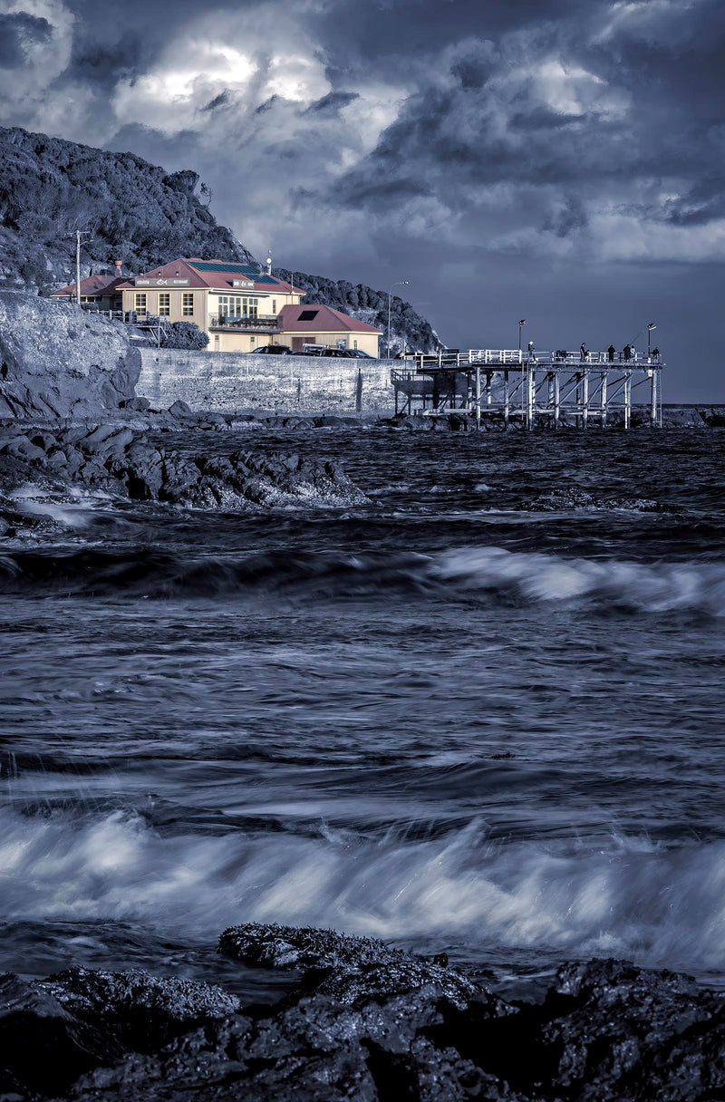 Merimbula Wharf B&W Splash of Colour