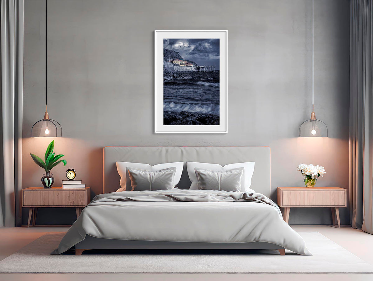 Merimbula Wharf B&W Splash of Colour