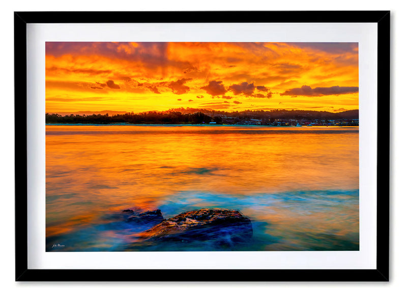 Bar Beach on Sunset