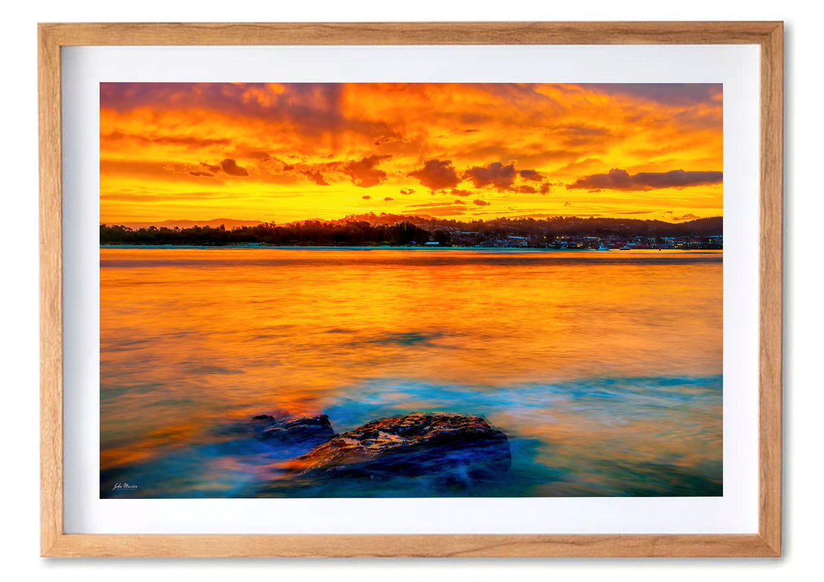 Bar Beach on Sunset