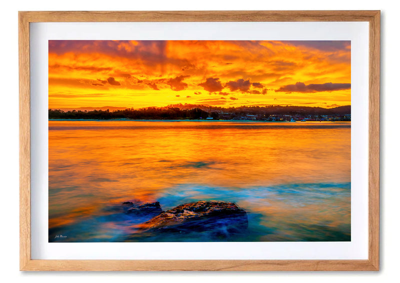 Bar Beach on Sunset