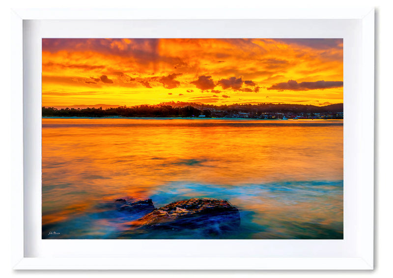 Bar Beach on Sunset
