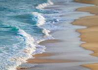 Merimbula Main Beach Waves Acrylic Block