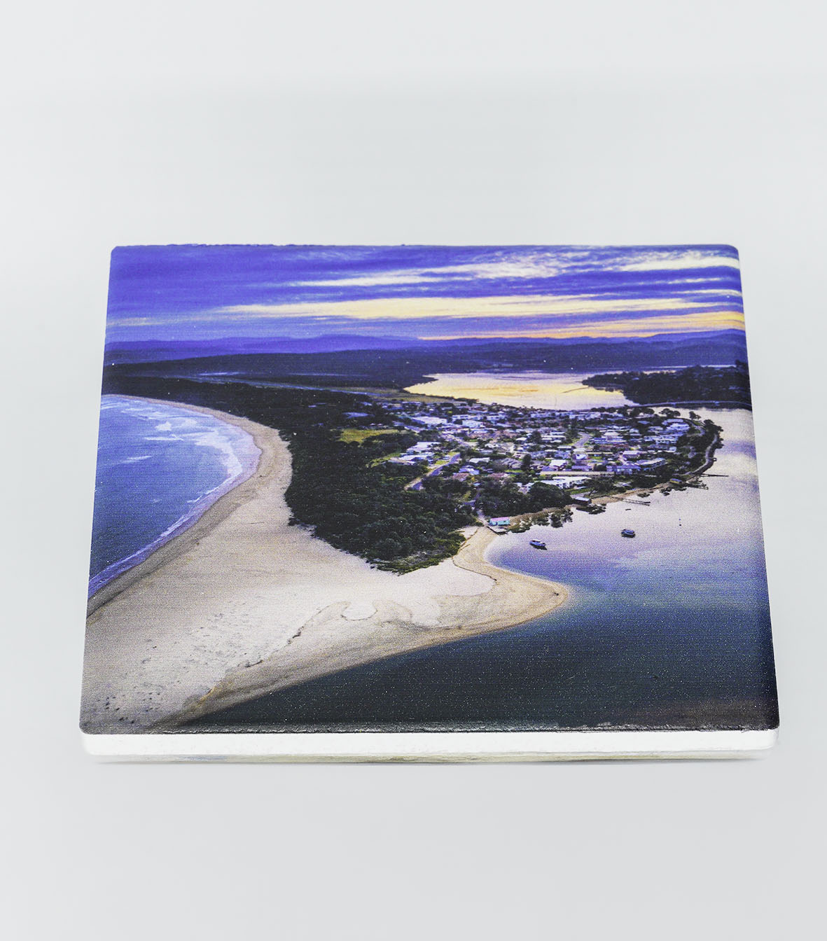 Coaster Set - Fishpen - Identical Set of Four - SQUARE