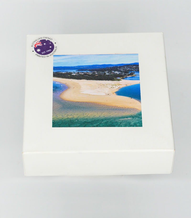Coaster Set - Merimbula Lake  & Fishpen- Identical Set of Four - ROUND