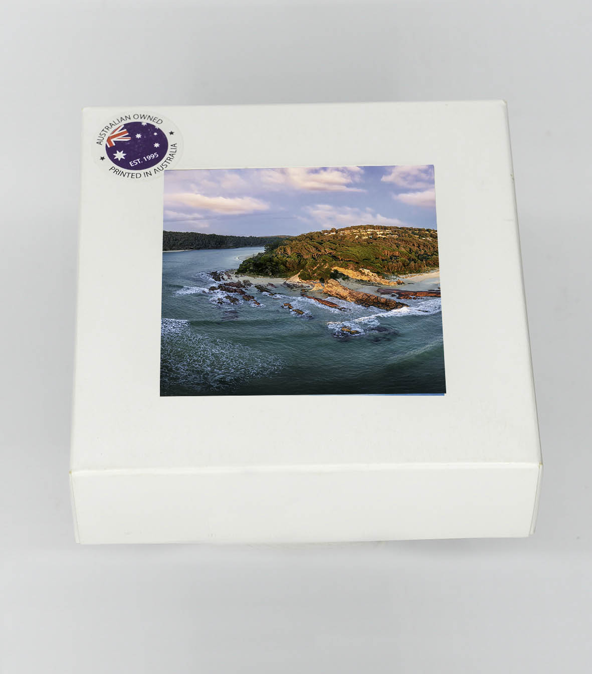Coaster Set - Pambula From the Ocean - Identical Set of Four - SQUARE