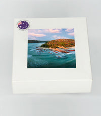 Coaster Set - Pambula From the Ocean - Identical Set of Four - SQUARE