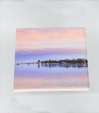 Coaster Set - Mitchies Boat Shed - Identical Set of Four - SQUARE