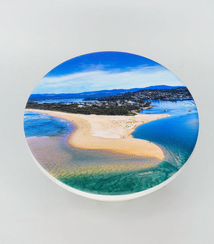 Single Coaster - Merimbula Lake & Fishpen - ROUND
