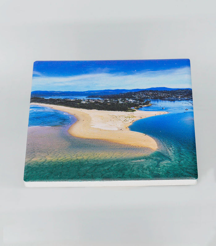 Single Coaster - Merimbula Lake & Fishpen - SQUARE