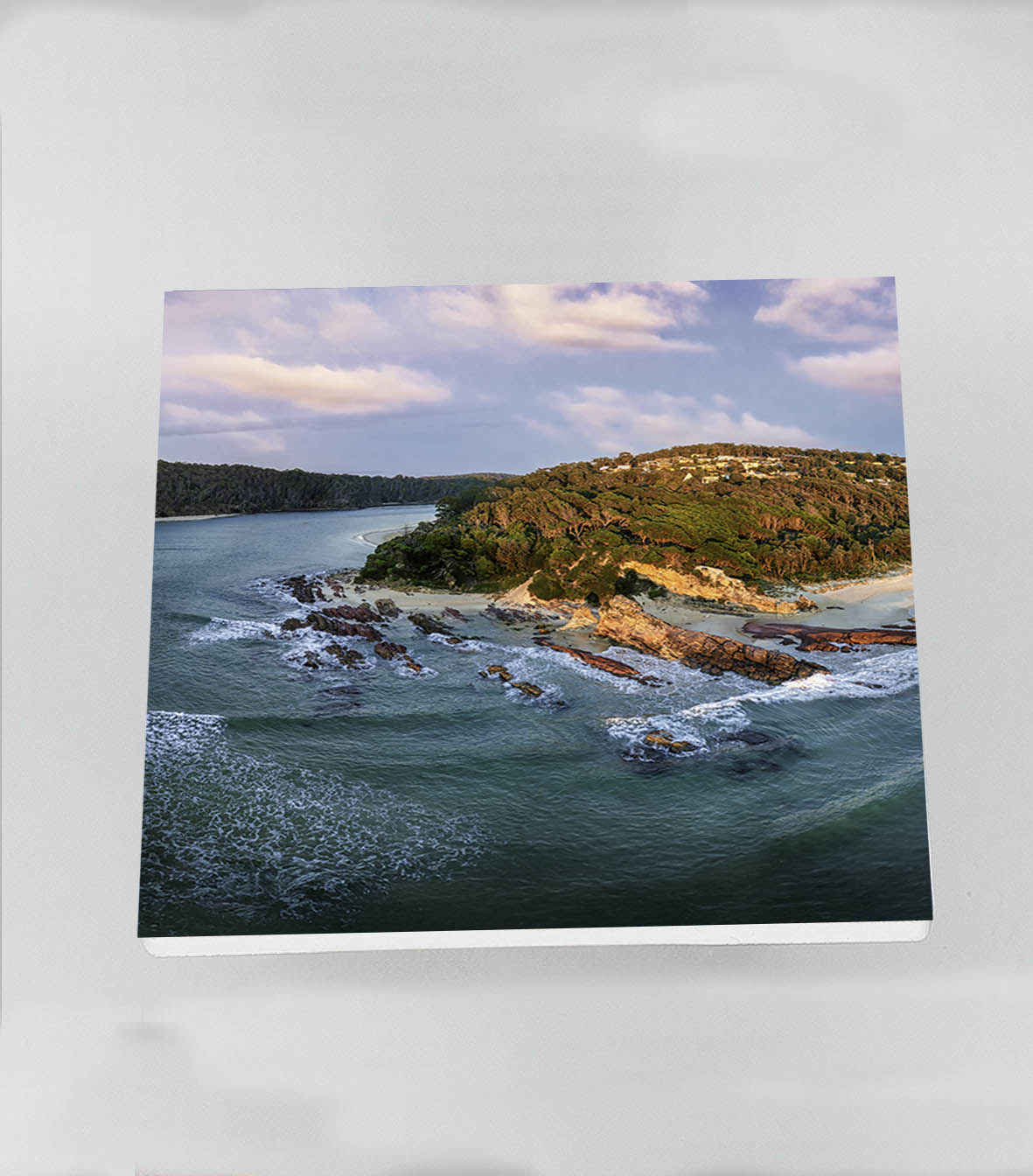 Coaster Set - Pambula From the Ocean - Identical Set of Four - SQUARE
