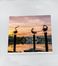 Coaster Set - Pelicans, Merimbula - Identical Set of Four - SQUARE